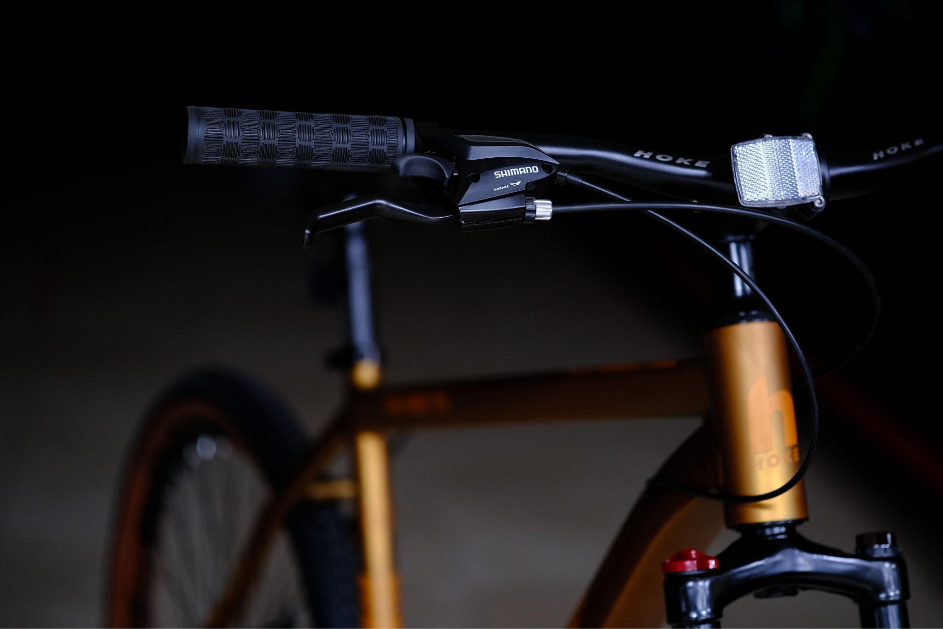 Манетка Shimano Altus ST-EF-500 оригинал HOKE ONE WAY 29 матовый коричневый-золотой 17